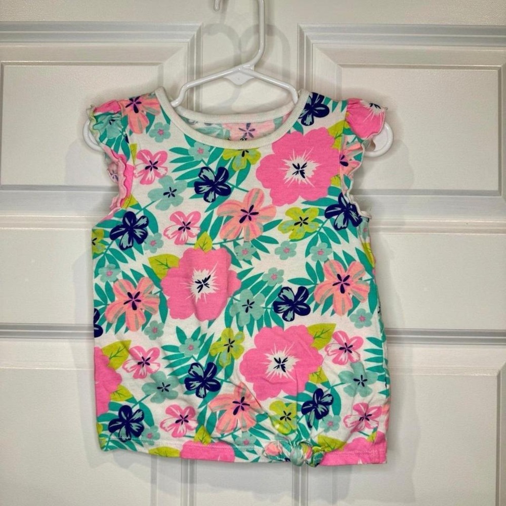 Jumping Beans‎ Girls Floral Shirt Size 2T